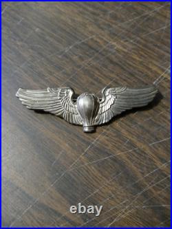 Vintage US Army Air Force Balloon Pilot Full Size Wing Denmark's Sterling