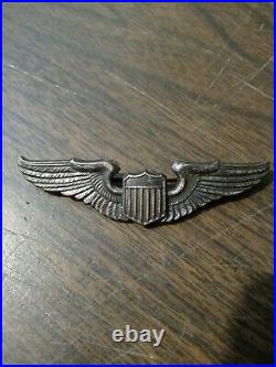 Vintage US Army Air Force Pilot Wings 3 Sterling J. R. Gaunt London