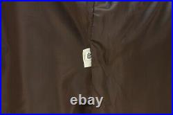 Vintage US Army Air Force Type A-2 Leather Flight Brown Bomber Jacket 40 Scovill