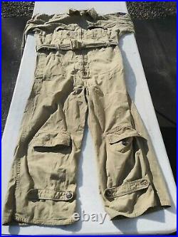 Vintage US Army Air Forces ANS-31 Khaki Summer Flight Suit Approx. 48