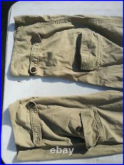 Vintage US Army Air Forces ANS-31 Khaki Summer Flight Suit Approx. 48