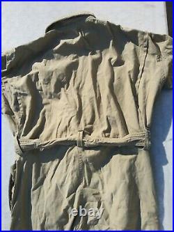 Vintage US Army Air Forces ANS-31 Khaki Summer Flight Suit Approx. 48