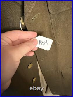 Vintage US Army Air Forces WWII Service Coat with Khaki Shirt