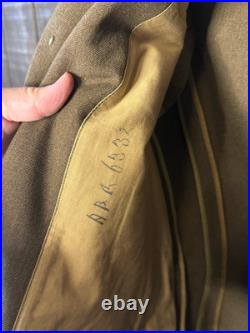 Vintage US Army Air Forces WWII Service Coat with Khaki Shirt