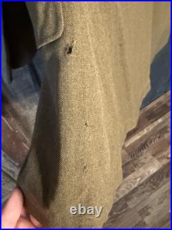 Vintage US Army Air Forces WWII Service Coat with Khaki Shirt