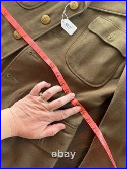 Vintage US Army Air Forces WWII Service Coat with Khaki Shirt