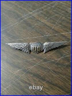 Vintage US Army Air Service Pilot Wings 3 Sterling Robbins Company