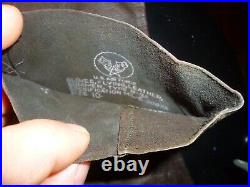 Vintage US WWII type ARMY AIR FORCE B3A LEATHER FLYING GLOVES ORIGINAL SIZE 10