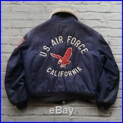 Vintage USAF US Army Air Force MA-1 Jacket Size M L