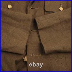 Vintage Us Army Air Forces Uniform Wool Dress Jacket Patch 1943 Ww2 Size 36r