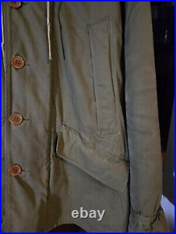 Vintage WW 2 U. S. Army Air Force B-11 Parka Faded Stenciling Size 40 Fully Lined