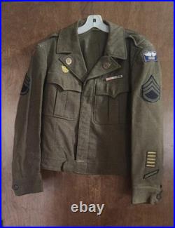 Vintage WW2 12th US Army Air Forces Mediterranean MAAF Eisenhower Ike Jacket