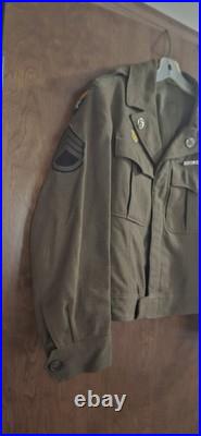 Vintage WW2 12th US Army Air Forces Mediterranean MAAF Eisenhower Ike Jacket