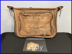 Vintage WW2 Era US Army Air Force Pilot's Travel Case WithPinup Girl Paintings