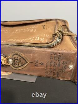 Vintage WW2 Era US Army Air Force Pilot's Travel Case WithPinup Girl Paintings