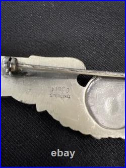 Vintage WW2 US Army Air Corps Air Crew Wings 3 Air Force Badge Sterling Silver