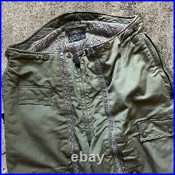 Vintage (WWII/Korean) U. S. Army Air Force Type A-11 Fur Lined Flight Pants 32x31