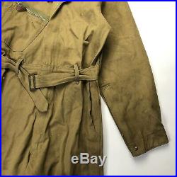 Vintage WWII US Army Air Force A-4 Green Military Flight Suit USAF A4 Size 40