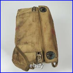 Vintage WWII US Army Air Force Aeronautic First Aid Kit Canvas with Contents WW2