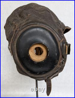 Vintage WWII US Army Air Force Type A-11 Leather Flight Helmet Cap Large 1940's