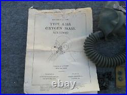 Vintage WWII US Army Air Forces Acushnet A-10A A10A Demand Oxygen Mask Medium