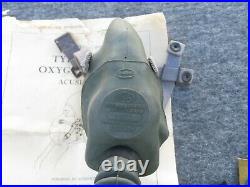 Vintage WWII US Army Air Forces Acushnet A-10A A10A Demand Oxygen Mask Medium