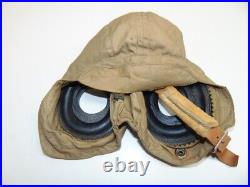 Vintage WWII US Army Air Forces Flight Cap Helmet Liner-AN-15-H Large