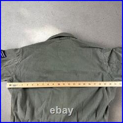 Vintage WWII US Army Air Forces HBT Flight/Mechanic Jumpsuit 38L Coveralls 32x32