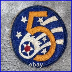 Vintage WWII US Army Air Forces Patch Lot WW2 AAF Shoulder Insignia Set Military