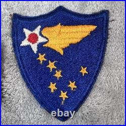 Vintage WWII US Army Air Forces Patch Lot WW2 AAF Shoulder Insignia Set Military