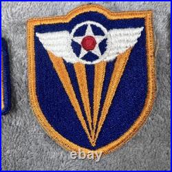 Vintage WWII US Army Air Forces Patch Lot WW2 AAF Shoulder Insignia Set Military