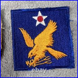 Vintage WWII US Army Air Forces Patch Lot WW2 AAF Shoulder Insignia Set Military