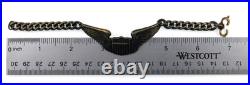 Vintage WWII US Army Air Forces Pilot Wing Badge 925 Sterling Silver Bracelet