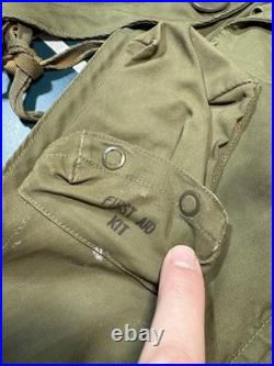 Vintage WWII US Army Air Forces TYPE C-1 Emergency Sustenance Vest with Holster