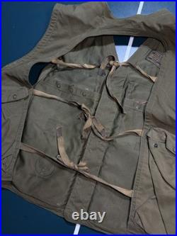 Vintage WWII US Army Air Forces TYPE C-1 Emergency Sustenance Vest with Holster