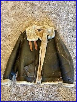 Vintage World War 2 US Army Air Force Bernstein B-3 leather jacket 1942