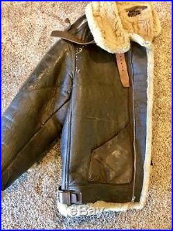 Vintage World War 2 US Army Air Force Bernstein B-3 leather jacket 1942