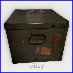Vintage World War II Officer Footlocker Trunk U. S. Army Air Forces (USAAF) 31x16