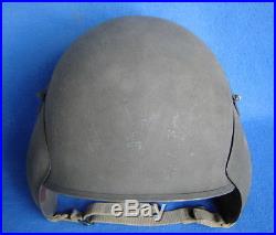 Vintage Ww II Ww2 Usaaf Bomber Crew M3 Steel Flak Helmet Us Usaf Air Force Army