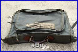 Vintage Ww2 American U. S Airforce Pilot Officer B-4b Flight Canvas Suitcase Army