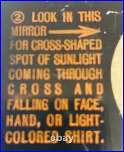 Vintage Wwii Us Army Air Force Aaf Esm/1 Emergency Signaling Mirror #40653