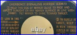 Vintage Wwii Us Army Air Force Aaf Esm/1 Emergency Signaling Mirror #40653