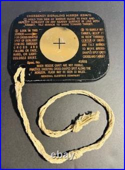 Vintage Wwii Us Army Air Force Aaf Esm/1 Emergency Signaling Mirror #40653