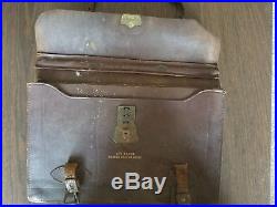 Vintage Wwii Us Army Air Force Pilot Navigator Briefcase Satchel Reenactment