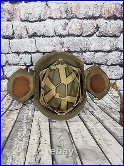 Vintage Wwii Us Army Air Forces M-3 Anti-flak Helmet