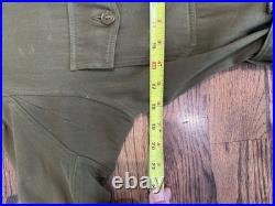 Vtg 40s Org WW2 US Army Air Force Summer Flying Suit Paul Reed Co Sz M BH