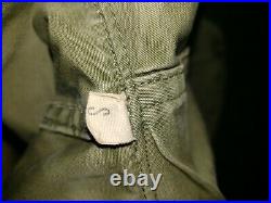 Vtg M-1947 M47 US Army Air Force Overcoat PARKA Coat Jacket with Pile Liner Small