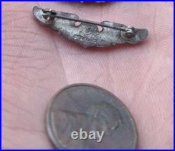 Vtg US Army Air Corps WW2 Air Force Sterling Silver Pilot Wings Pin Badges Lot 3