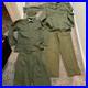 Vtg-US-Army-Air-Force-OG-507-Sateen-Cotton-Utility-Shirt-USAF-Pants-Hat-Lot-01-xpgn