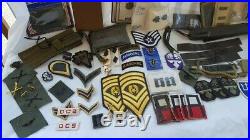 Vtg US Military Lot Pins Patches Knives Airborne Special Forces Army, Air Force